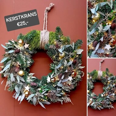 Workshop kerstkrans maken