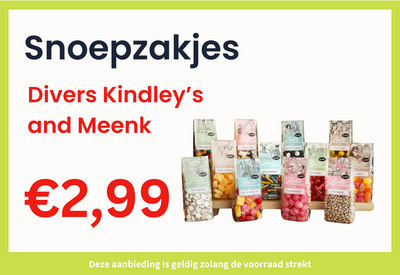 Snoepzakjes Kindley's and Meenk